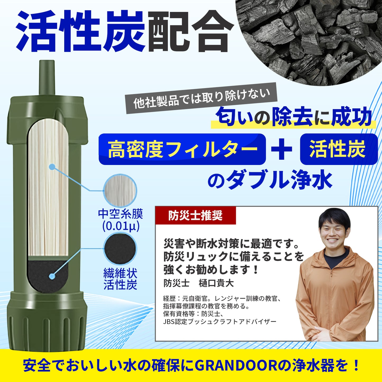 携帯浄水器