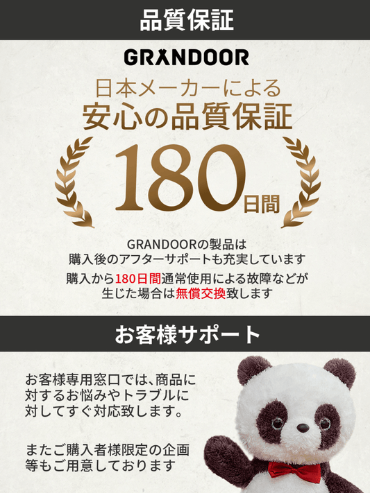 GRANDOORの品質体制について