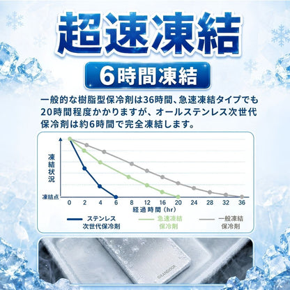 ステンレス保冷剤　2個セット